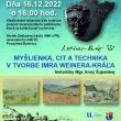 Prezentácia publikácie Myšlienka, cit a technika v tvorbe Imra Weinera–Kráľa