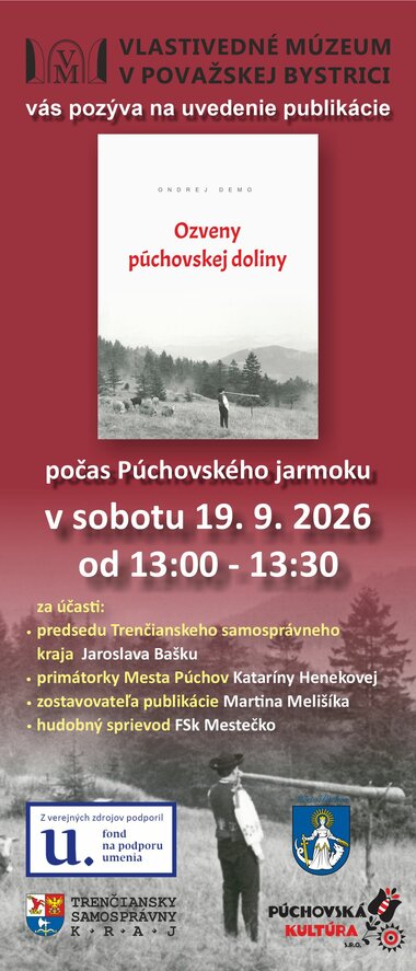Uvedenie publikácie Ozveny púchovskej doliny