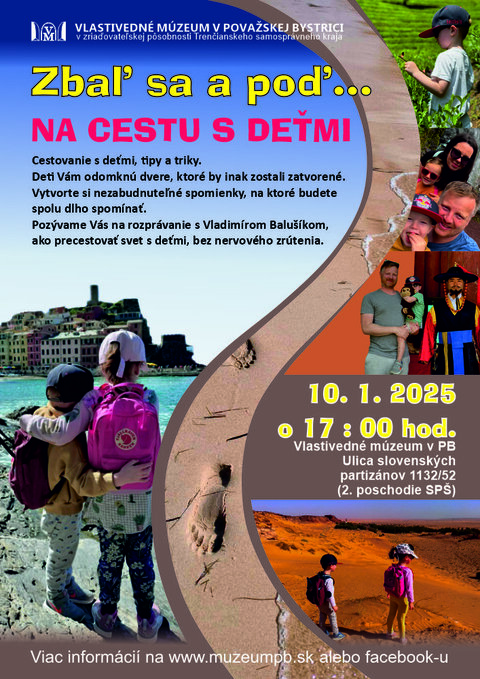 Zbaľ sa a poď na cestu s deťmi 2025 Zbaľ sa a poď na cestu s deťmi 2025