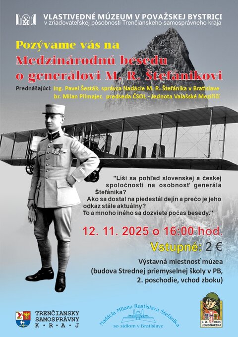 Medzinárodná beseda o generálovi M. R. Štefánikovi 