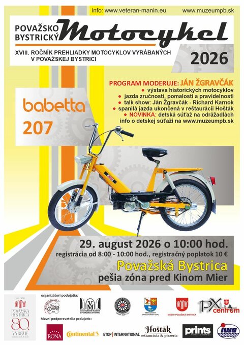 Považskobystrický motocykel 2026