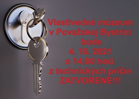 Z technických príčin zatvorené Z technických príčin zatvorené