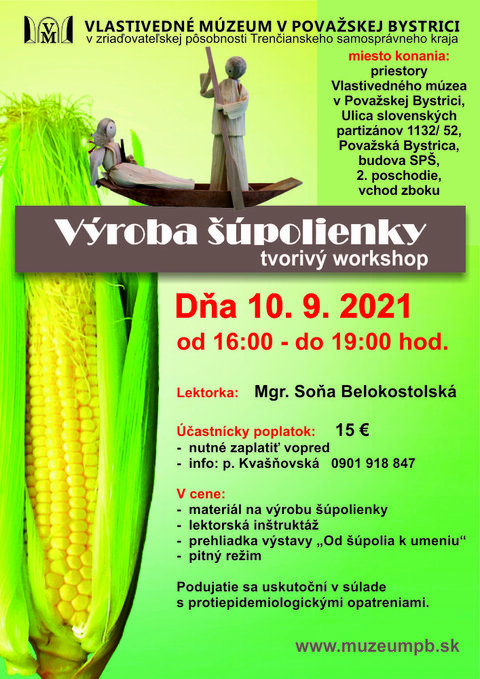 Výroba šúpolienky - tvorivý workshop