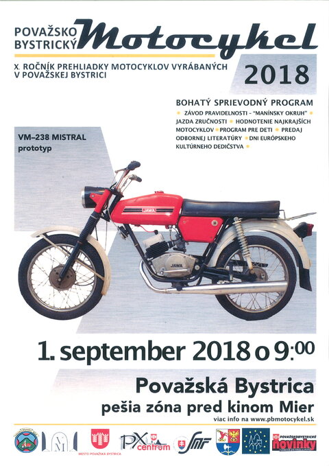 Považskobystrický motocykel 2018 Považskobystrický motocykel 2018