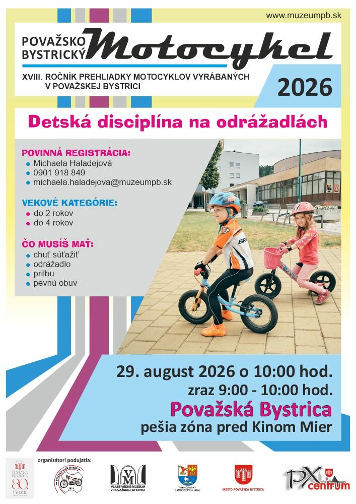 Preteky na odrážadlách 2026
