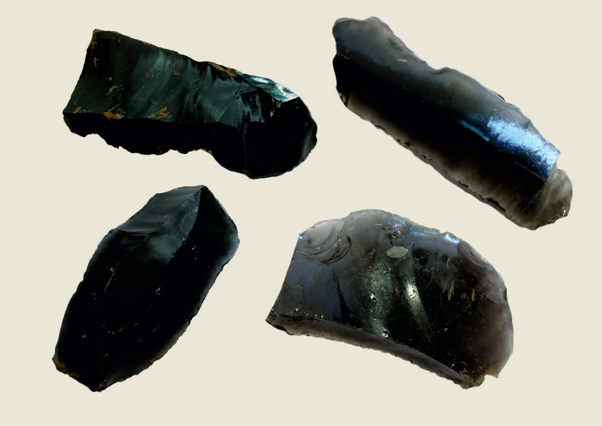 Zbierkový predmet mesiaca február 2024 - obsidián