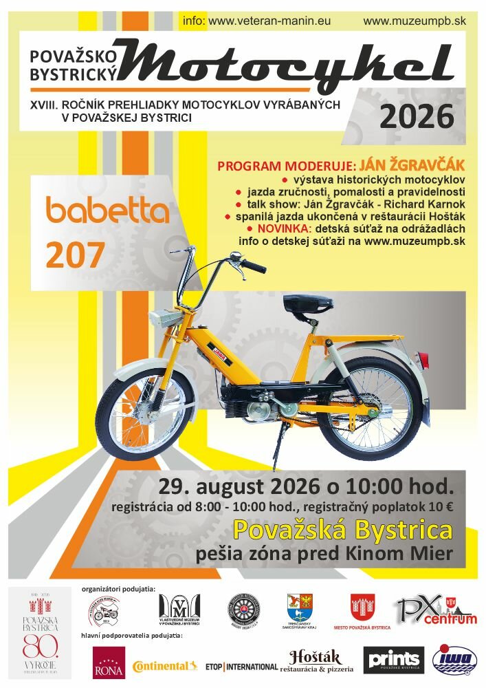 Považskobystrický motocykel 2026