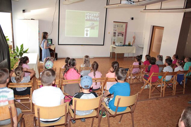 Žiaci zš štiavnik vo vlastivednom múzeu - Prednáška o faune Považia (1) - kópia