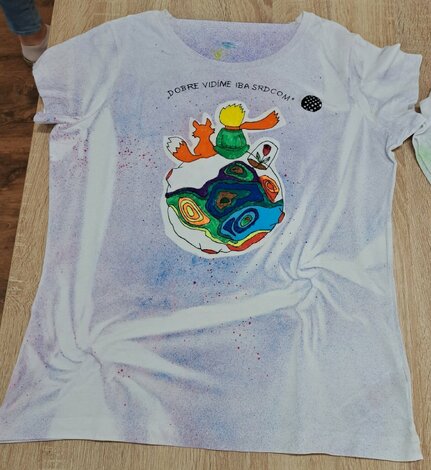 Múzeum v škole 2026 - Tricko Maly princ - dobre vidime iba srdcom