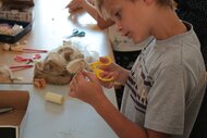 Deti z centra voľného času strávili dopoludnie v múzeu - Tvorivonáučný program pre deti z CVČ (9)