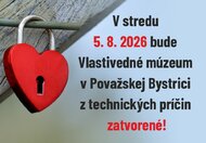 Zatvorené múzeum 5. 8. 2026