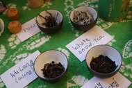 rôzne dryhy čajov z Číny