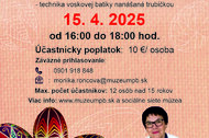 Workshop zdobenia kraslíc 2025