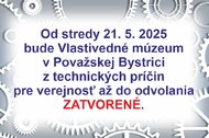Zatvorené múzeum pre verejnosť