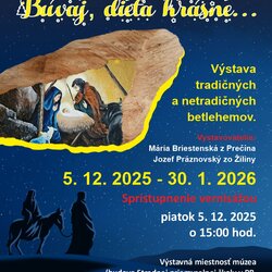 Plagát výstava Búvaj, dieťa krásne...