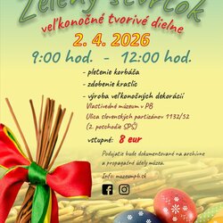 plagát Zelený štvrtok 2026